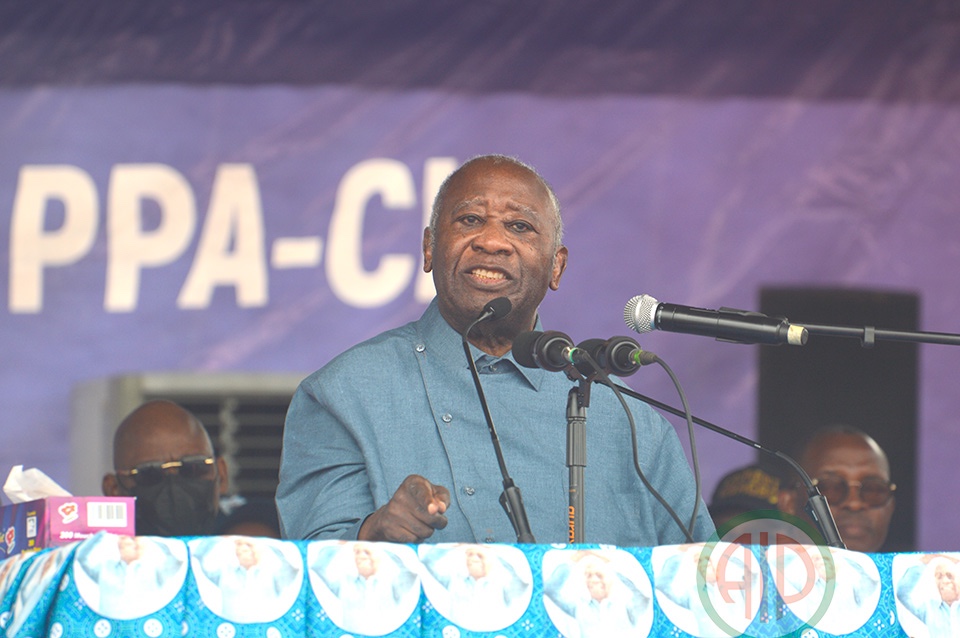 Meeting du PPA-CI, samedi 16 août 2025 à la place Ficgayo de Yopougon Abidjan
