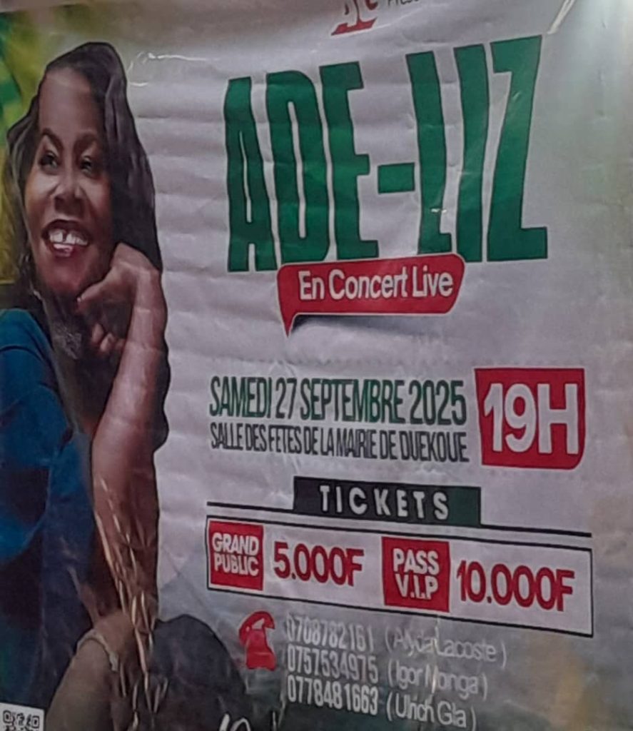 Côte d’Ivoire-AIP / L’artiste chanteuse Adé-Liz célèbre en septembre ses 40 ans de musique autour de la cohésion sociale à Duékoué