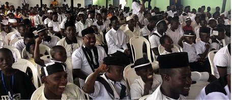 Les jeuns de la communauté musulmane Ahmadiyya