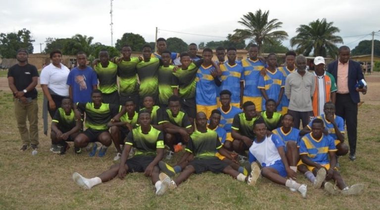 Côte d’Ivoire-AIP/ Sidi Touré fait la promotion de la paix et de la cohésion sociale à Béoumi à travers le sport