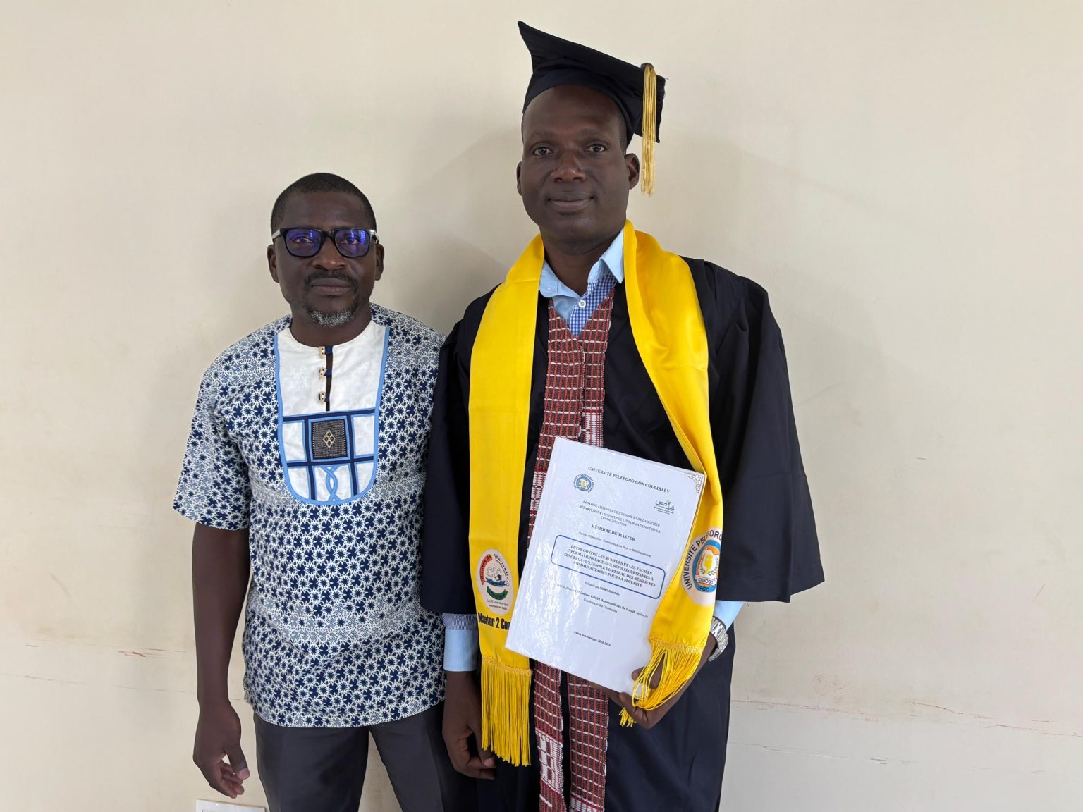 Côte d’Ivoire-AIP/ Un journaliste de l’AIP soutient un mémoire sur l’impact des rumeurs et des fausses informations sur la cohésion sociale à Tengrela