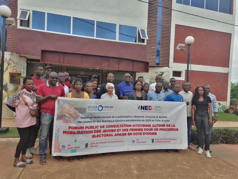 Côte d’Ivoire-AIP/ Une ONG organise des consultations citoyennes pour des élections apaisées à Yamoussoukro