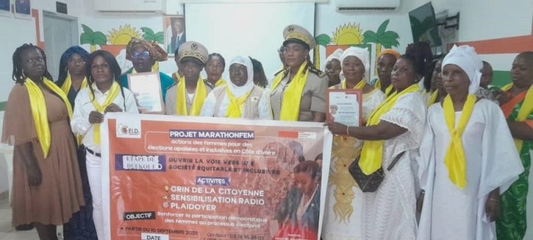 Côte d’Ivoire-AIP/ Les femmes de Duékoué appellent à l’entente entre les leaders politiques pour des élections apaisées