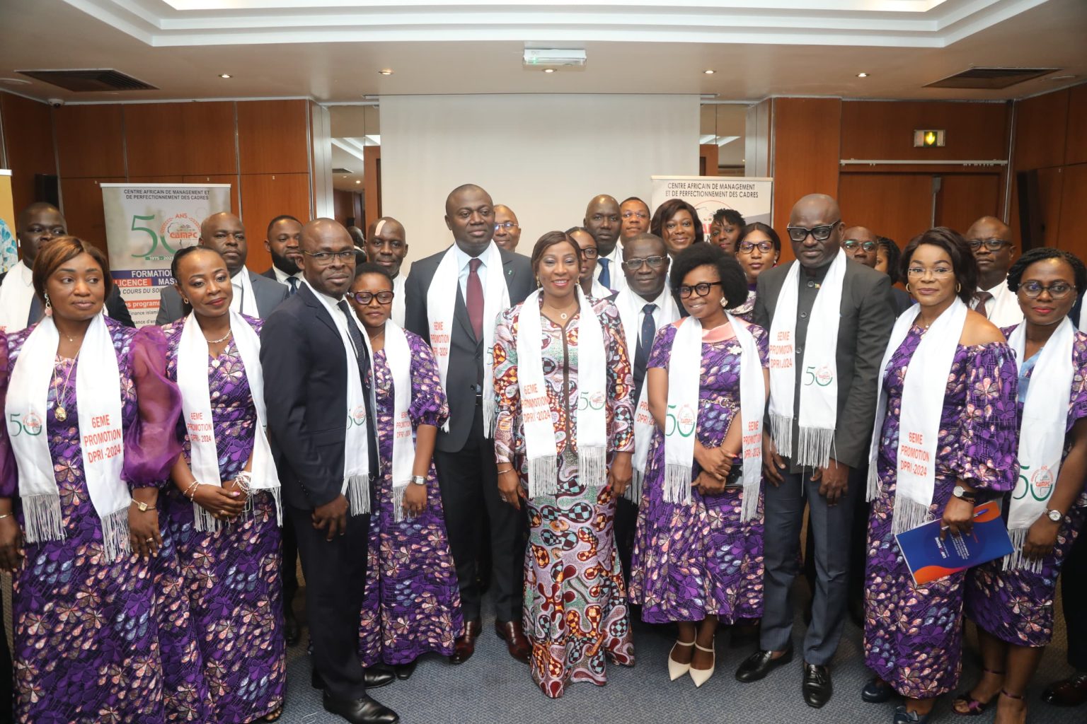 Côte d’Ivoire-AIP/ Kandia Camara exhorte la 6e promotion du CAMPC à devenir des bâtisseurs de paix