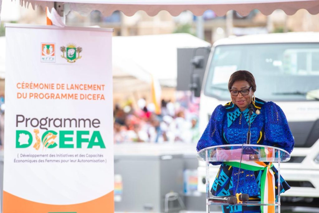 Côte d’Ivoire-AIP/ Lancement du DICEFA: Kandia Camara déterminée à bâtir un environnement propice à l’éclosion du talent féminin