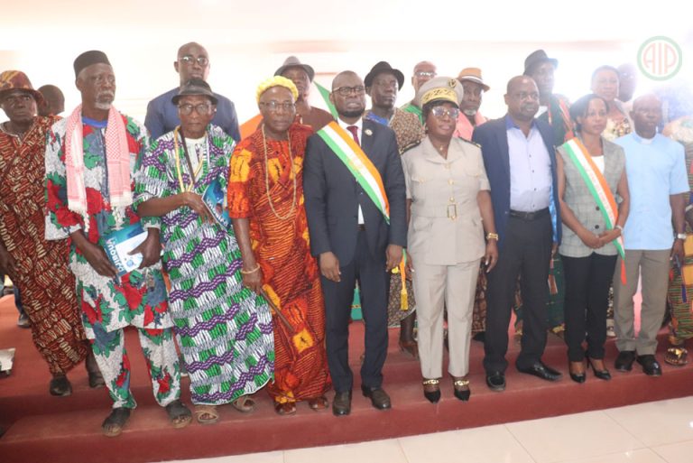 Côte d’Ivoire-AIP/Le député Famoussa Coulibaly rend compte de ses mandats à Divo