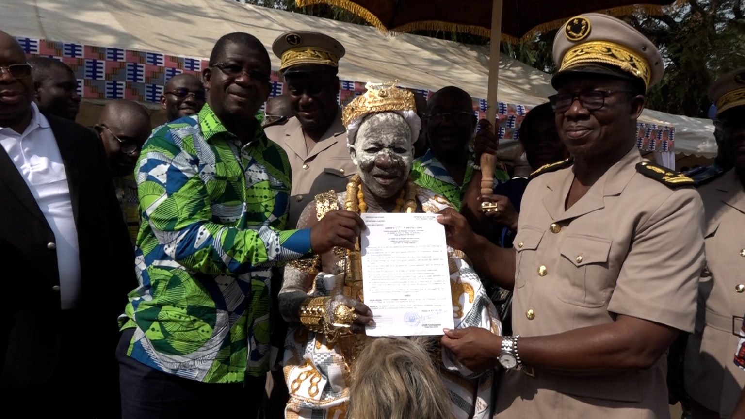 Côte d’Ivoire-AIP/ Nanan N’drama Séka investi chef du village de Sanhoukro