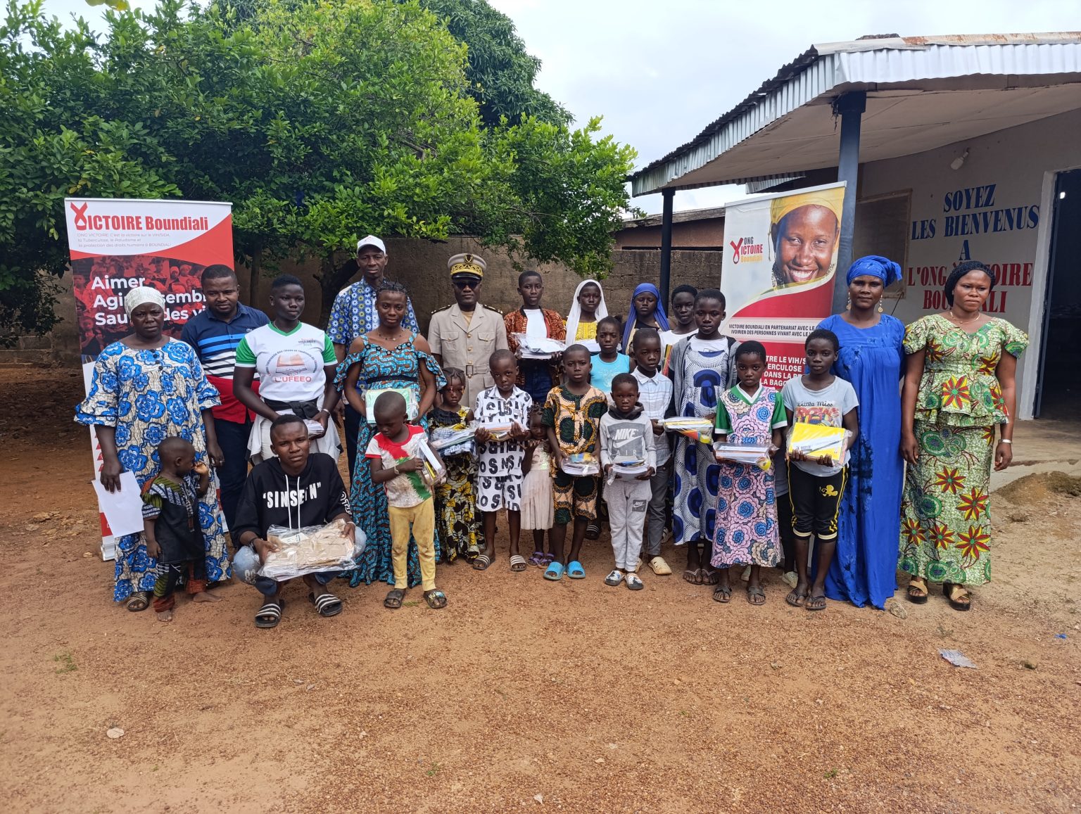 Côte d’Ivoire-AIP/ Plus de 70 enfants vulnérables du VIH/Sida bénéficient de kits scolaires à Boundiali