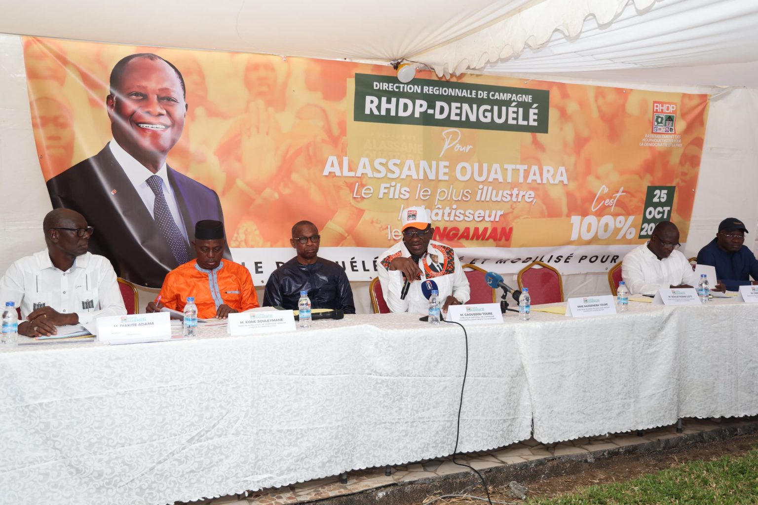 Côte d’Ivoire-AIP/ Présidentielle 2025: le Denguélé s’engage à faire triompher le RHDP dès le 1er tour