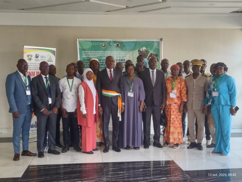 Côte d’Ivoire-AI/ Lutte contre les polluants organiques persistants : le MINEDDTE renforce les capacités des acteurs de terrain
