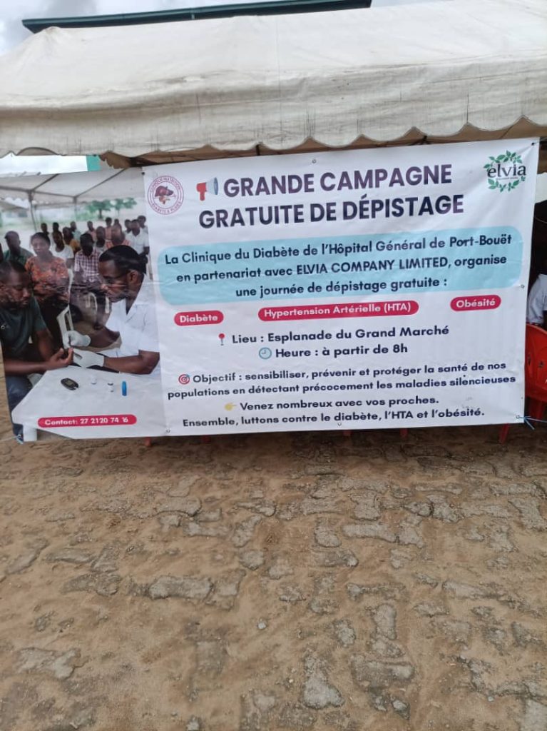 Côte d’Ivoire-AIP / Une campagne gratuite de dépistage du diabète organisée à Bonoua