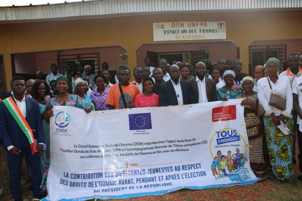Côte d’Ivoire-AIP/ Le CNDH appelle les organisations de jeunesse à un comportement responsable pour des élections apaisées