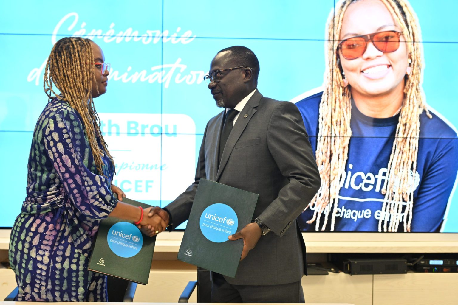 Côte d’Ivoire-AIP/ Edith Brou s’engage à promouvoir l’éducation digitale aux côtés de l’UNICEF
