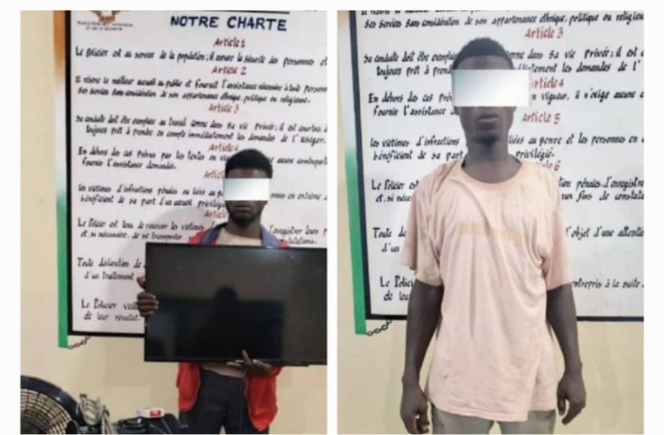 Côte d’Ivoire-AIP/ Deux présumés cambrioleurs interpellés à Arrah dans le cadre de l’opération Épervier (DGPN)