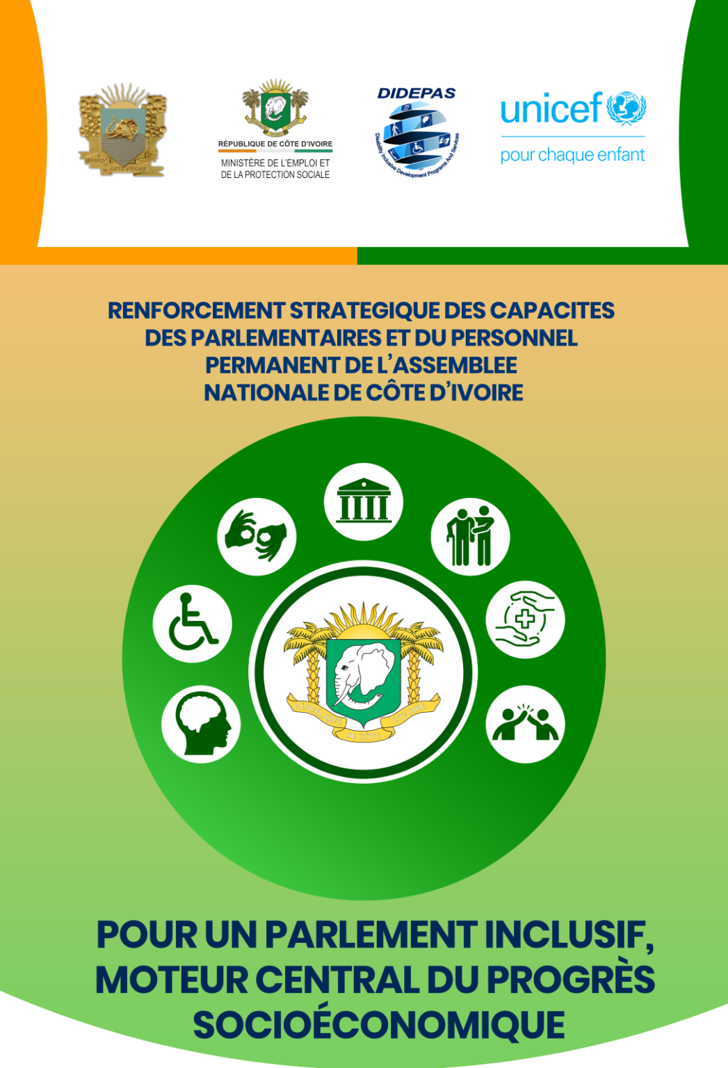 Côte d’Ivoire-AIP/ Un séminaire de renforcement des capacités des parlementaires sur les droits des personnes handicapées s’ouvrira mercredi à Abidjan