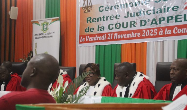 Côte d’Ivoire – AIP/ Cour d’appel de Daloa : le premier président dresse un bilan positif de l’année judiciaire 2024-2025