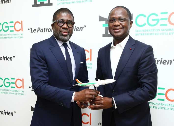 Côte d’Ivoire-AIP/ La CGECI affirme son soutien pour le succès d’Air Côte d’Ivoire