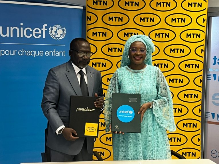 Côte d’Ivoire-AIP / L’UNICEF et la Fondation MTN s’unissent pour un meilleur accès des jeunes au numérique