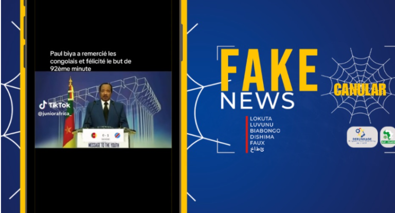 Côte d’Ivoire-AIP/Inter/ Cameroun: une fausse vidéo de Paul Biya félicitant les Léopards circule sur TikTok (Media)