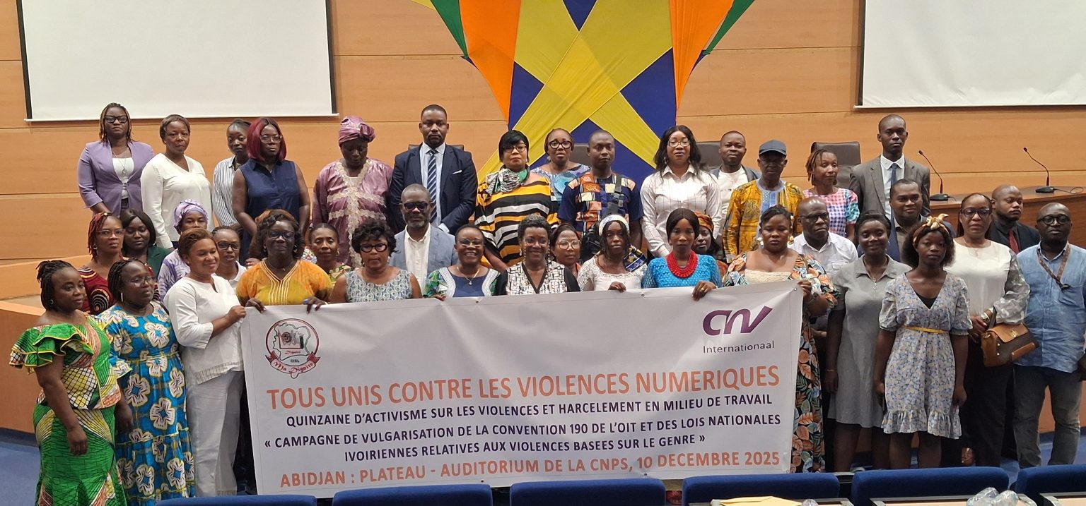 Côte d’Ivoire-AIP/ VBG en milieu professionnel : la CISL-Dignité intensifie la lutte contre les violences numériques