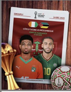 Côte d’Ivoire – AIP / inter /CAN 2025 : les Éléphants défendent leur titre face au Mozambique