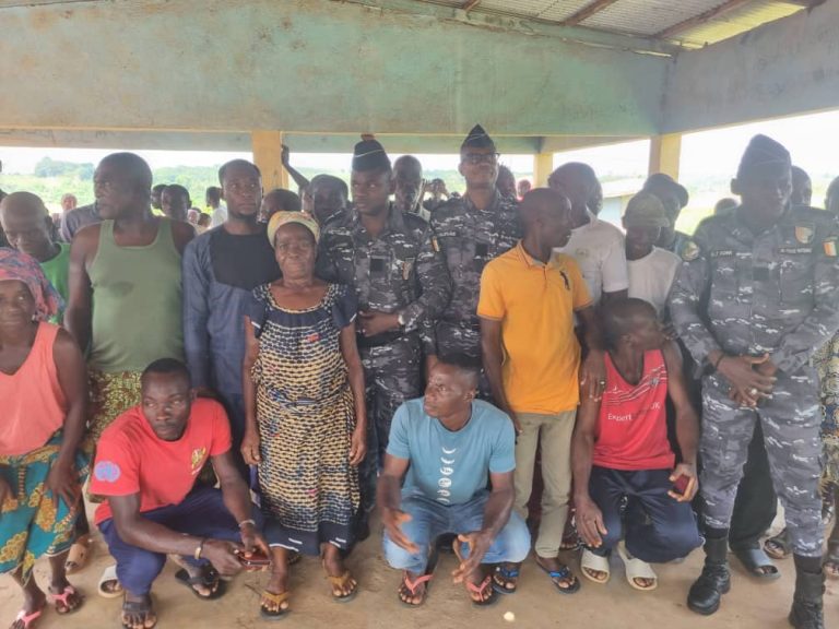 Côte d’Ivoire-AIP / La police d’Issia sensibilise les populations de Goda en prélude aux législatives