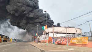 Côte d’Ivoire-AIP/ Bouaké : un incendie détruit 70 % du supermarché China Town