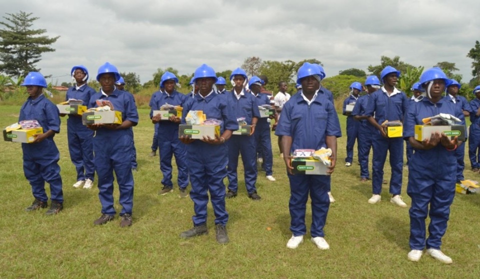 Côte d’Ivoire-AIP/ Béoumi : le CFPT d’Afotobo organise une cérémonie de port de combinaisons pour les apprenants de première année