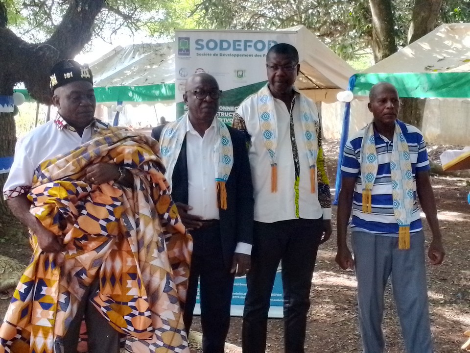 AIP/ Abengourou: quatre agents de la SODEFOR célébrés après plus de 32 ans au service de la forêt ivoirienne