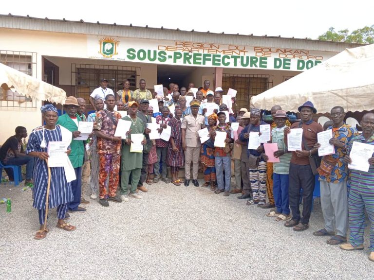 Côte d’Ivoire-AIP / Des chefs de villages de Doropo officiellement installés dans leurs fonctions