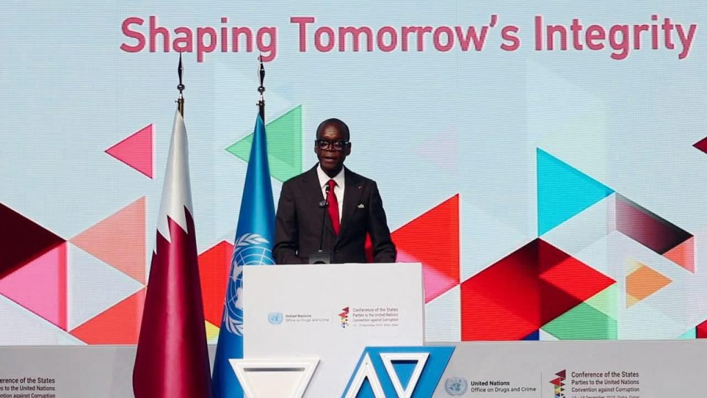 Côte d’Ivoire-AIP/ UNCAC Doha 2025: Zoro Bi Ballo souligne les avancées ivoiriennes en matière de transparence
