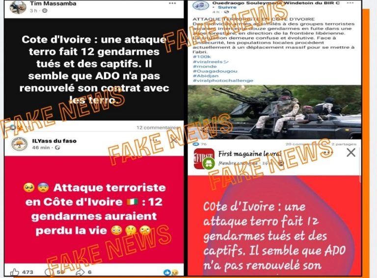 Côte d’Ivoire-AIP/ L’ANSSI dément une rumeur faisant état du décès de 12 gendarmes
