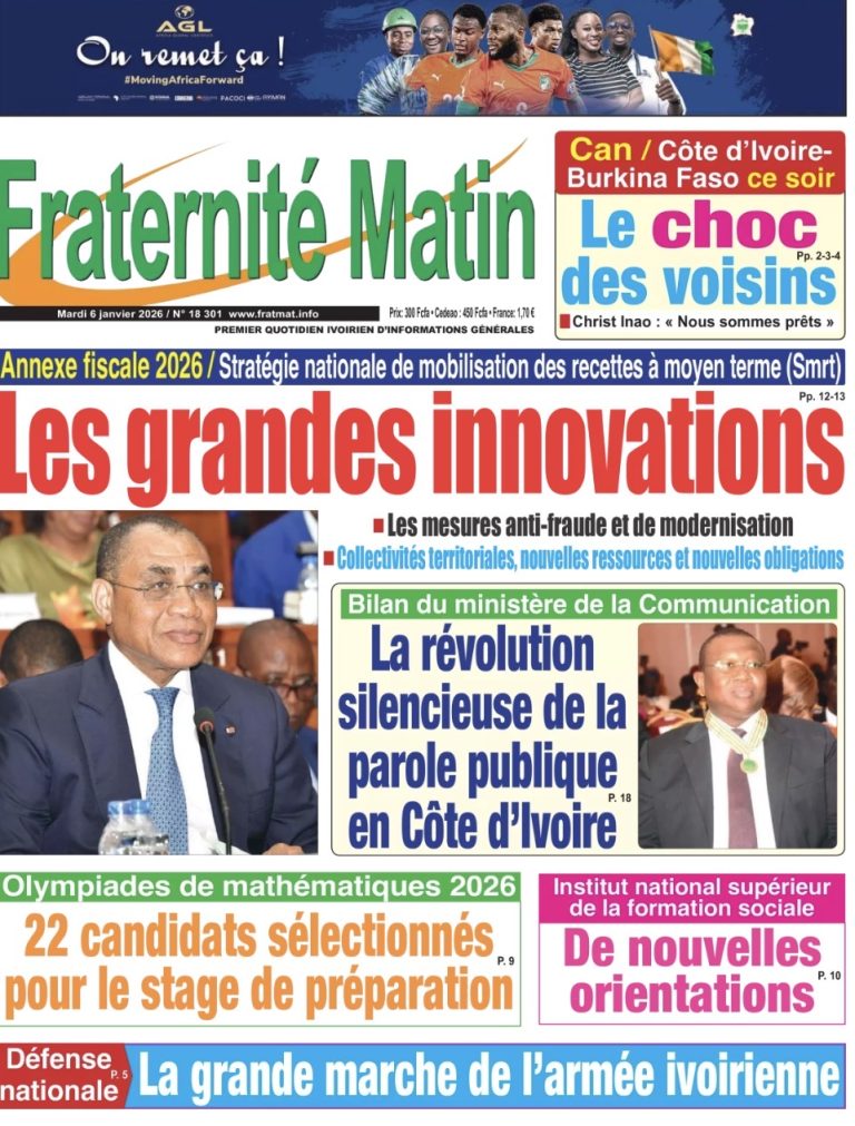 Côte d’Ivoire-AIP/ Revue de presse: les nouvelles dispositions fiscales et les résultats des législatives en Une