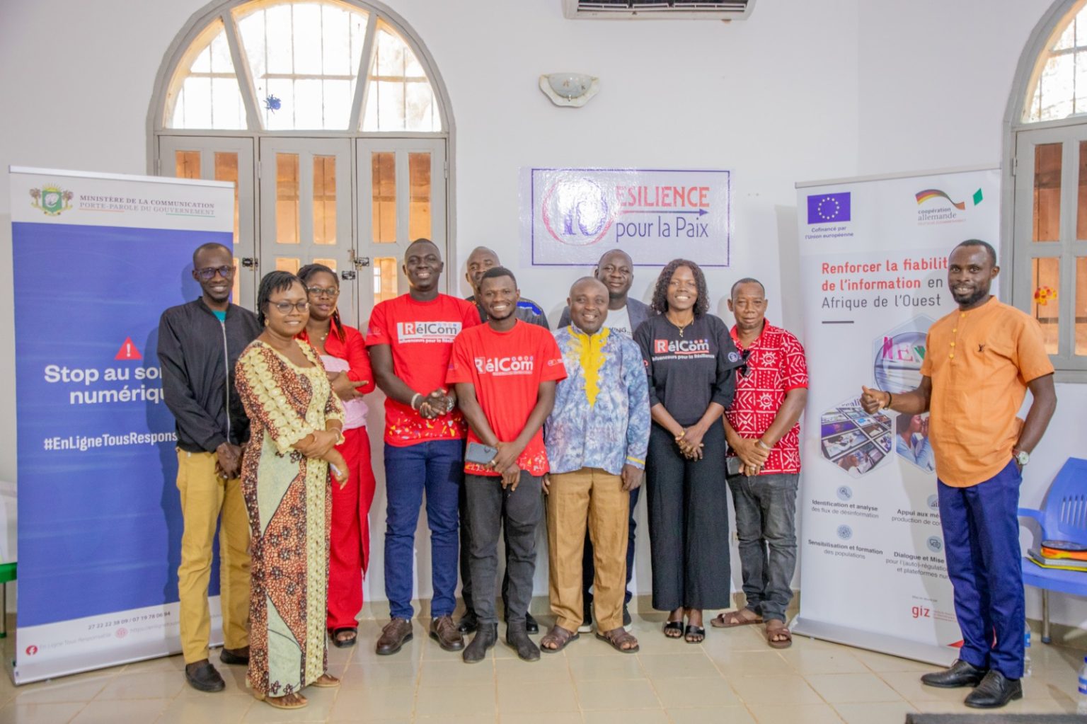 Côte d’Ivoire–AIP / L’association Résilience pour la paix renforce le leadership organisationnel de deux OSC pour une information fiable