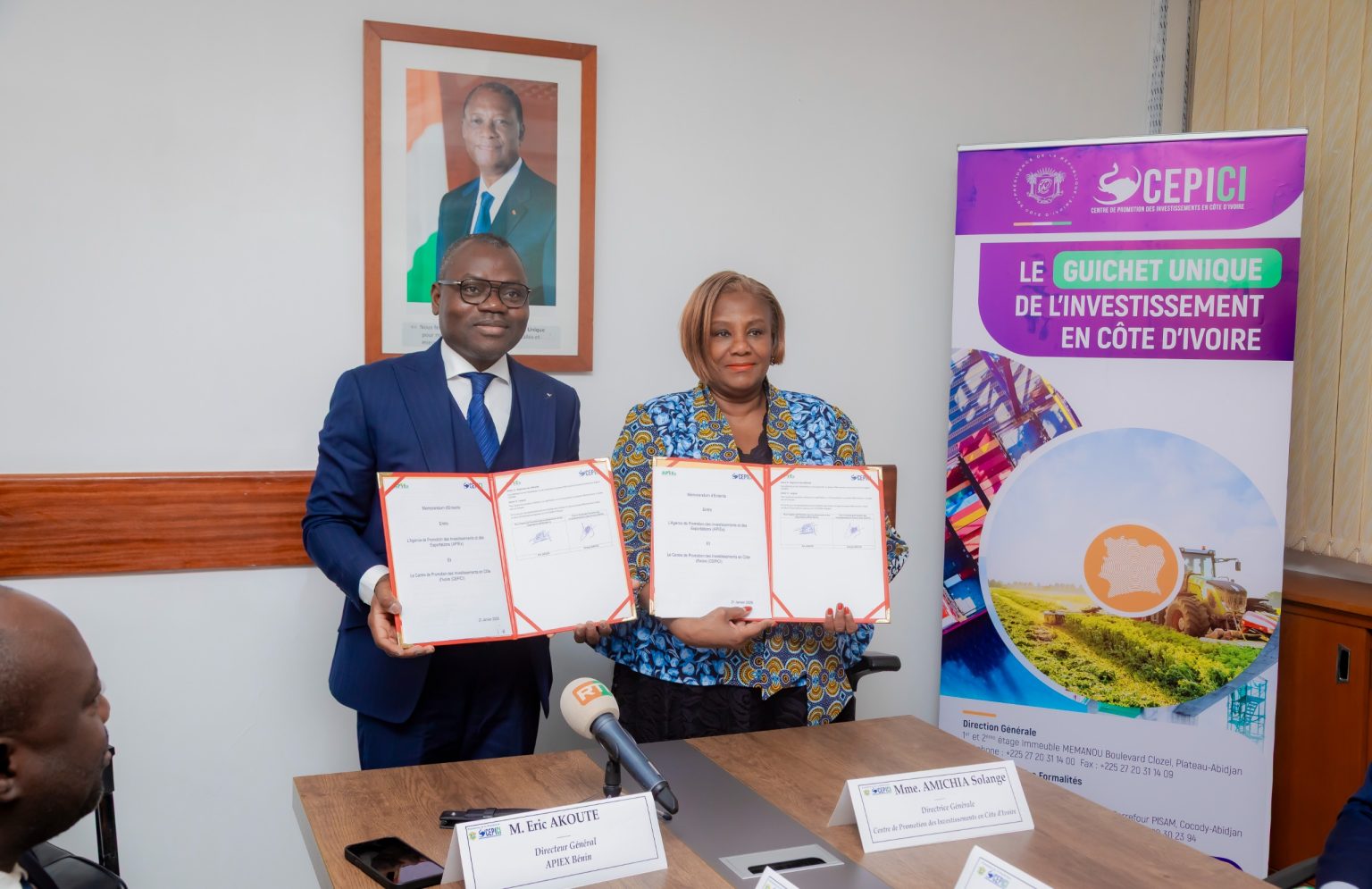 AIP / Le CEPICI et l’APIEx-Bénin s’engagent à promouvoir un partenariat complémentaire au profit des investisseurs