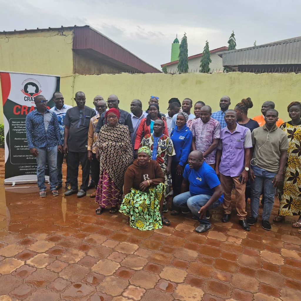 Côte d’Ivoire-AIP / Des OSC du CRASC-NORD outillées en gestion financière et en manuels de procédures à Korhogo