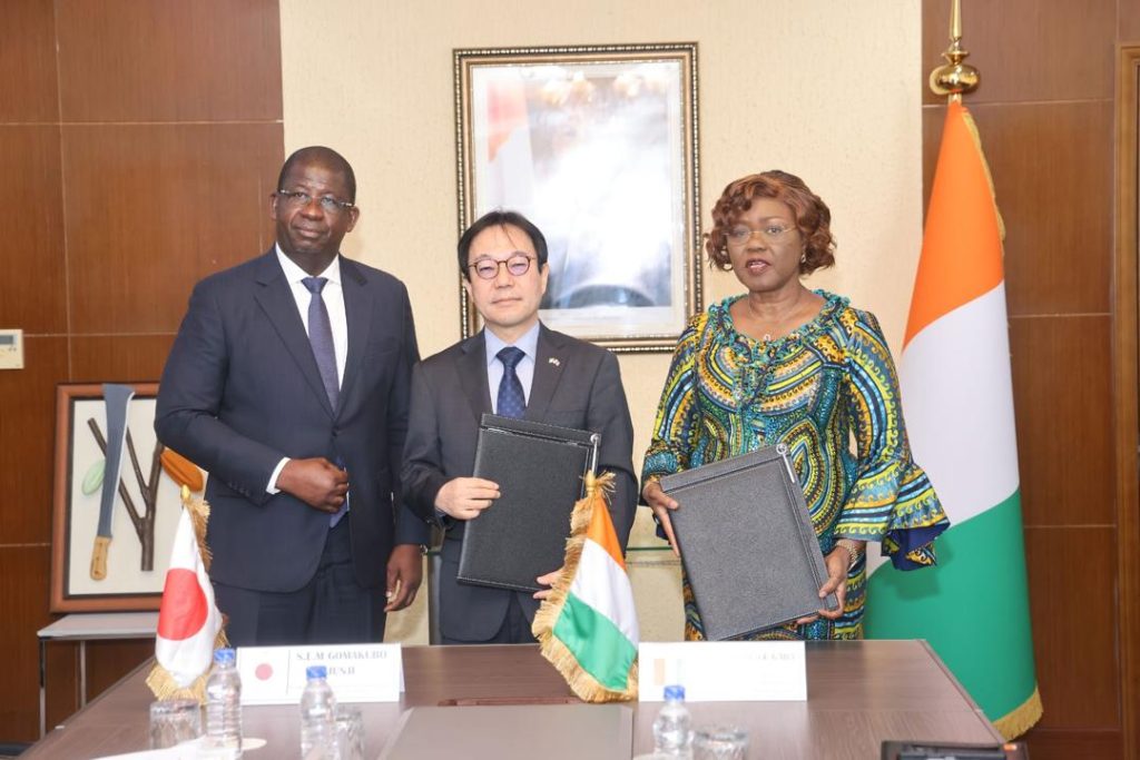 AIP/ Coopération: le Japon accorde 6,5 milliards FCFA pour la maintenance routière du Grand Abidjan