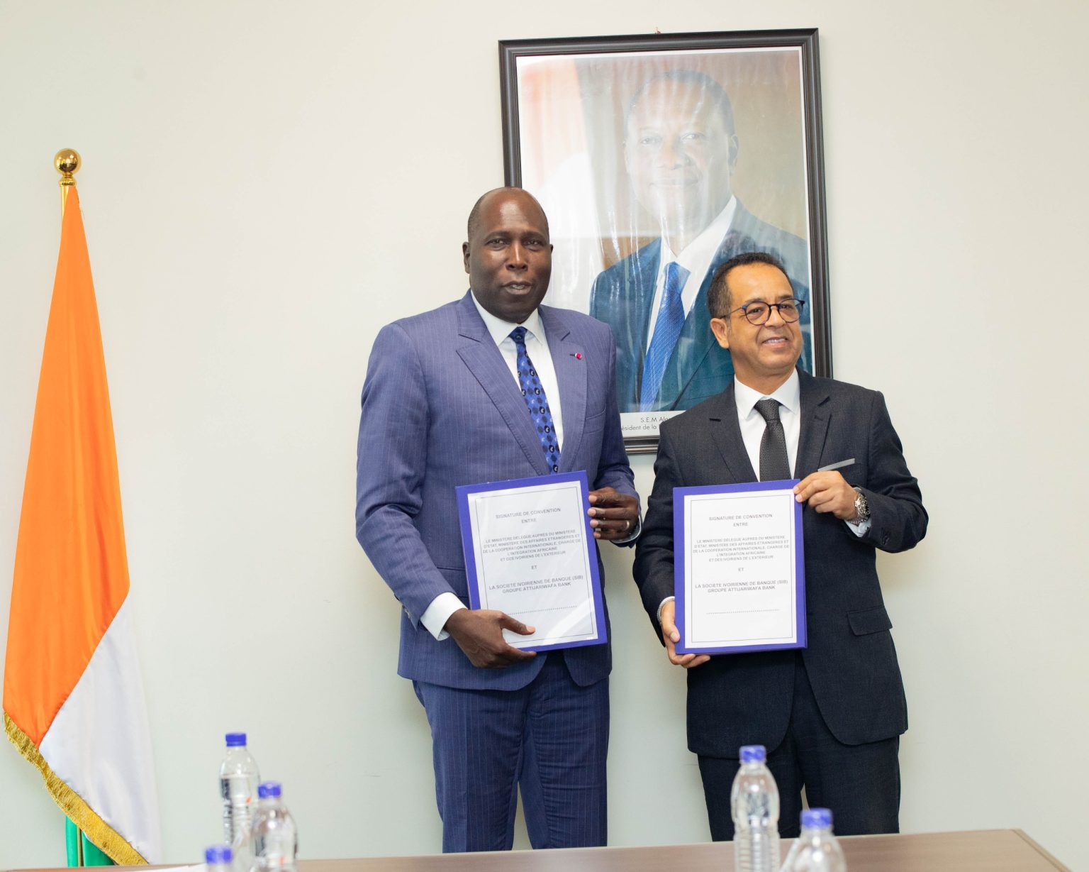 Côte d’Ivoire-AIP/ Signature d’un accord entre le ministère délégué des Affaires étrangères et la SIB pour renforcer l’accompagnement financier de la diaspora