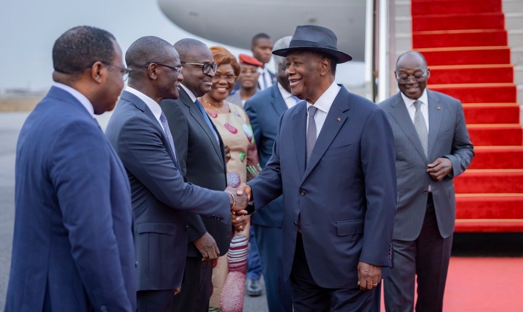 Côte d’Ivoire-AIP/ Le président de la République a regagné Abidjan ce mercredi