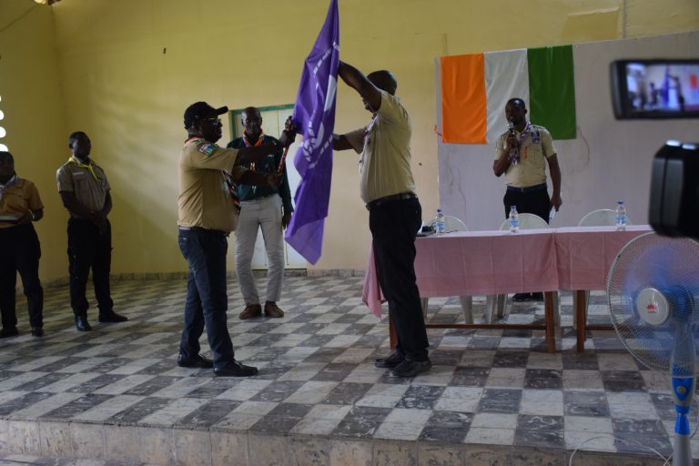 Cérémonie d’investiture de la nouvelle équipe nationale à Agboville, le 21 février 2026