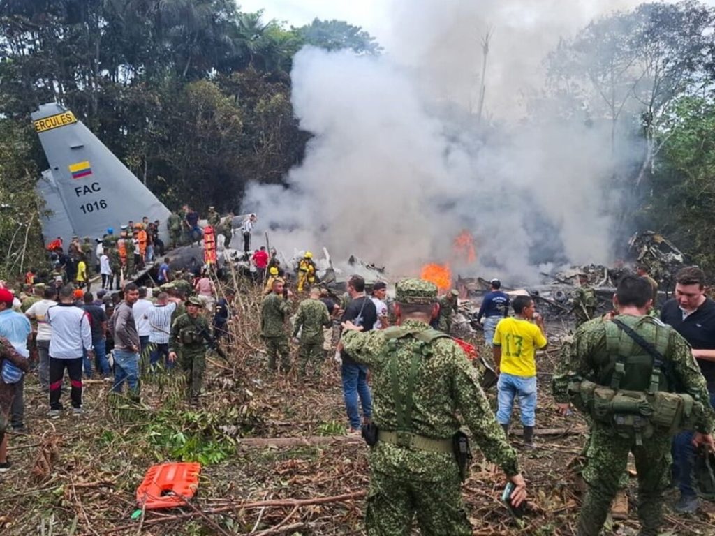 Côte d’Ivoire-AIP / Inter /Le crash d’un avion militaire Hercules C-130 dans le sud de la Colombie fait au moins 66 morts