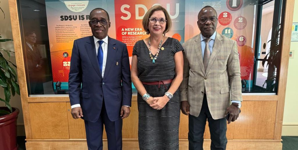 Côte d’Ivoire-AIP/ Aka Aouélé et le MESRS échangent aux USA avec San Diego State University sur l’employabilité des étudiants ivoiriens