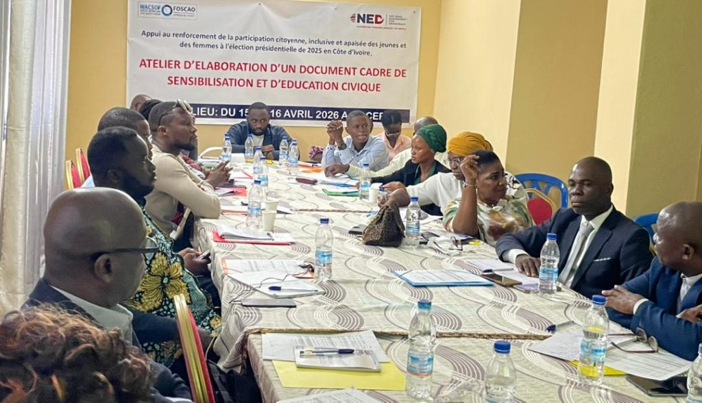 Côte d’Ivoire-AIP/ Éducation civique : le FOSCAO élabore un document-cadre pour promouvoir la participation citoyenne en période électorale