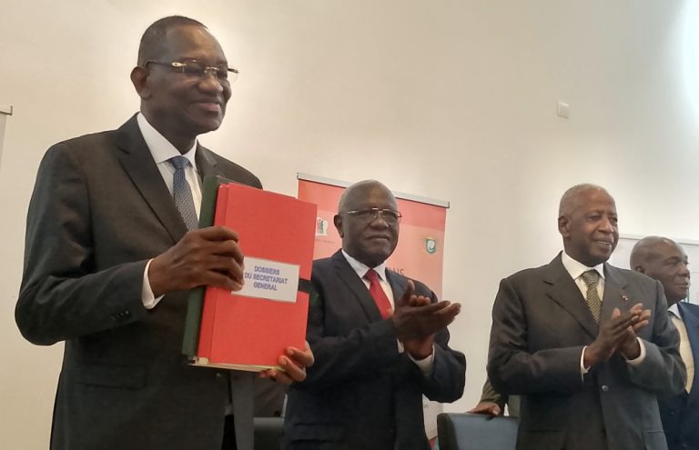 Côte d’Ivoire-AIP/ Le nouveau Médiateur de la République Gaoussou Touré installé dans ses fonctions