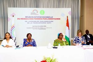 Côte d’Ivoire-AIP / Réunion des femmes parlementaires de l’APF : Kandia Camara met en lumière les avancées et défis des droits des femmes
