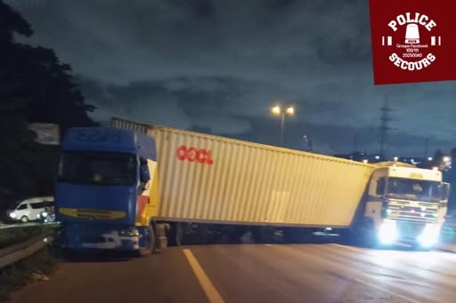 Côte d’Ivoire-AIP/ Un accident entre deux poids lourds perturbe la circulation sur la voie express Adjamé-Yopougon (Police)