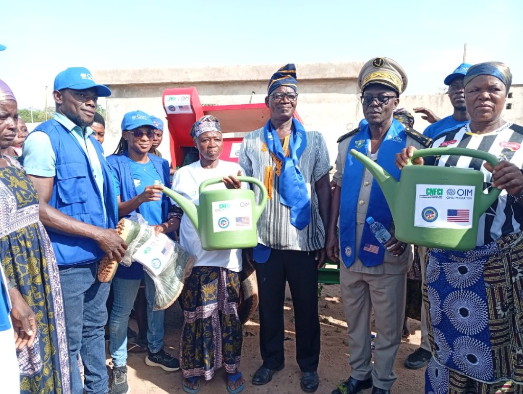 Côte d’Ivoire-AIP/ L’OIM booste l’autonomisation des femmes de Téhini à travers un don massif de matériels agricoles