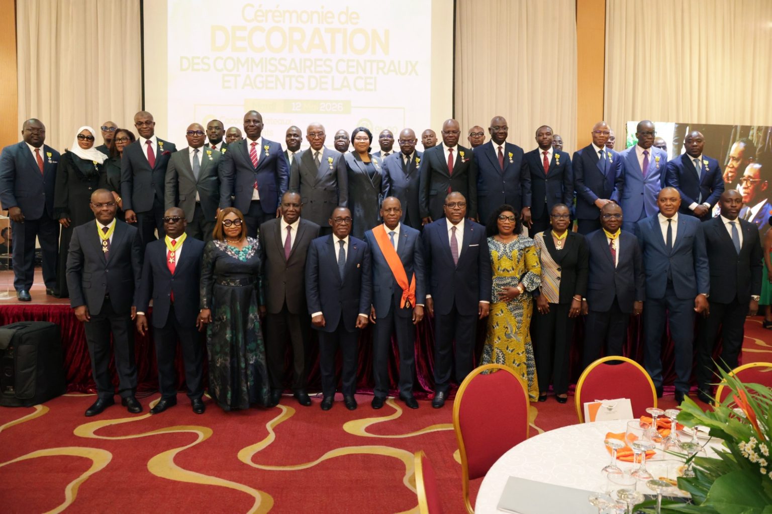 Côte d’Ivoire-AIP/Le Grand chancelier décore les commissaires centraux et agents de l’ex-CEI