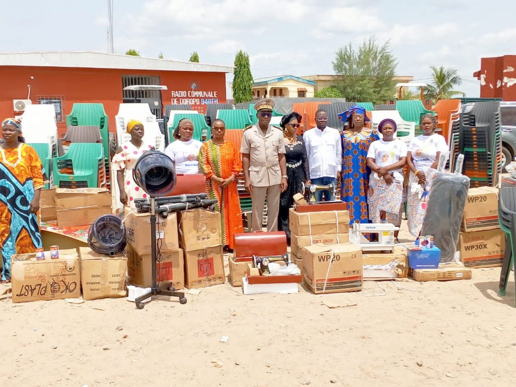 Côte d’Ivoire – AIP / Le port de casque et le respect du code de la route au centre de la célébration de la fête des mères à Doropo