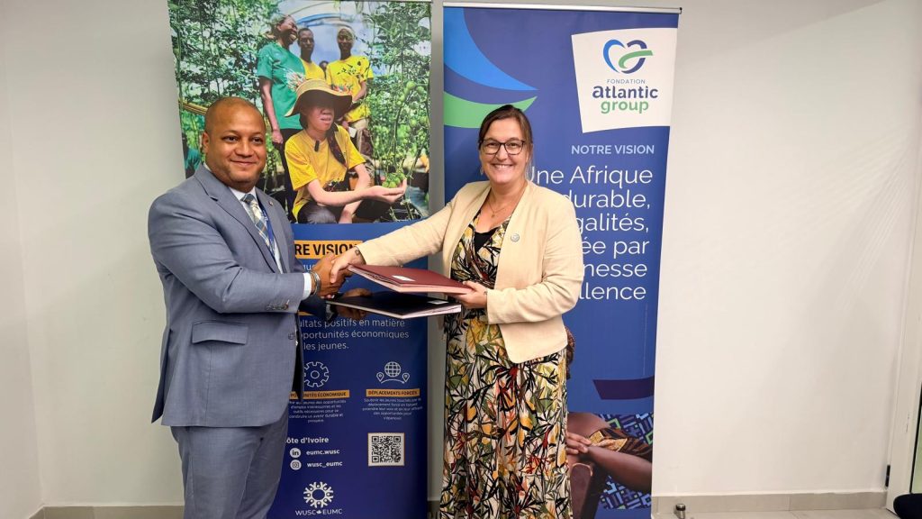Côte d'Ivoire-AIP/ Signature d’un partenariat  entre l’EUMC et la Fondation Atlantic Group en faveur de la jeunesse africaine